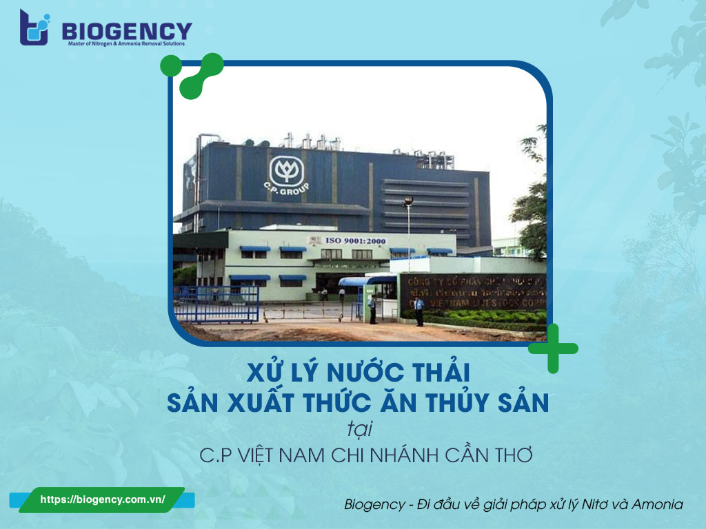 Xử lý nước thải sản xuất thức ăn thủy sản